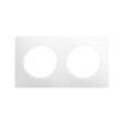 DEBFLEX - DEBFLEX - CASUAL EVO PLAQUE DE FINITION 2 POSTES BLANC PUR - vignette