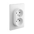 DEBFLEX - DEBFLEX - CALY DOUBLE PRISE 2P+T 1 POSTE BLANC - vignette