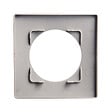 DEBFLEX - DEBFLEX - CASUAL EVO PLAQUE DE FINITION 1 POSTE GRIS PLATINE - vignette