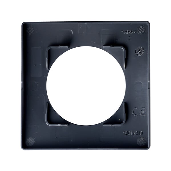 DEBFLEX - DEBFLEX - CASUAL EVO PLAQUE DE FINITION 1 POSTE GRIS PROFOND - large