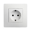CALY PRISE 2P+T SCHUKO BLANC | Mon magasin E.Leclerc