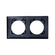 DEBFLEX - DEBFLEX - CASUAL EVO PLAQUE DE FINITION 2 POSTES GRIS PROFOND - vignette