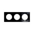DEBFLEX - DEBFLEX - CASUAL EVO PLAQUE DE FINITION 3 POSTES NOIR INTENSE - vignette