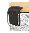 5 FIVE SIMPLY SMART - Poubelle en métal et bambou Soft Close 3 L déco Blackflora - vignette