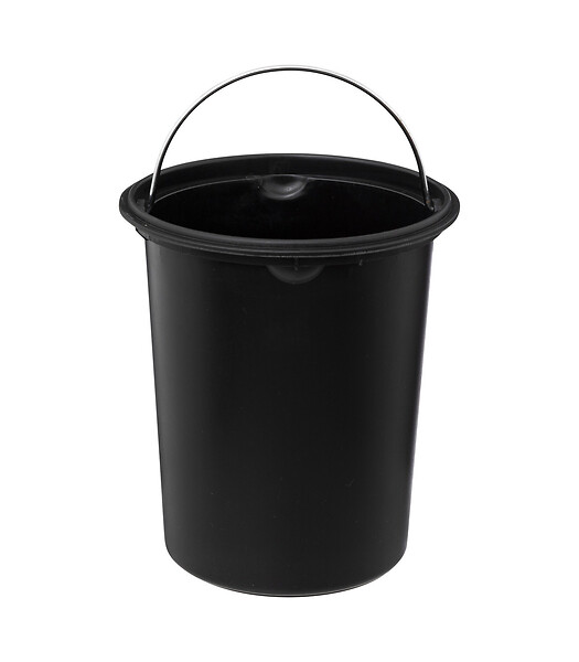 5 FIVE SIMPLY SMART - Poubelle de salle de bain en Inox et Bambou Soft Close 3 L - large