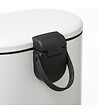 5 FIVE SIMPLY SMART - Poubelle de salle de bain en métal Blanc Soft Close 6 L - vignette