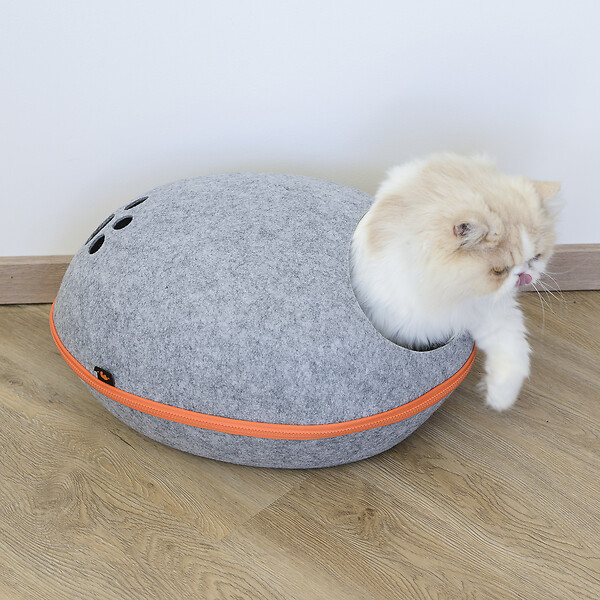 FIDELAMI - panier chat feutrine - large