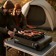 ALPENTECH - Barbecue à gaz Portable Grill 1780W + 4 Cartouches Gaz Butane Allumage Piezo + Mallette Camping ALPEN - vignette