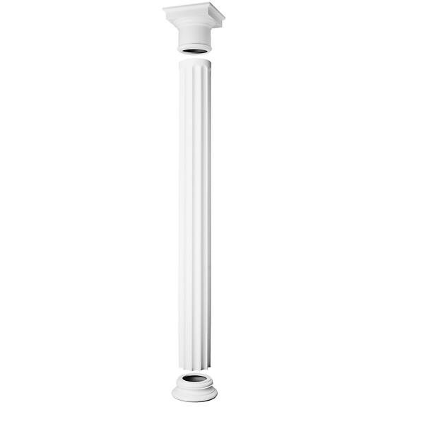 ORAC DECOR - Fût De Colonne Entier Orné De Cannelures K1002 - L22 X H199,5 X L22 - Orac Decor - large