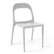 OVIALA - Chaise en plastique blanc - Milan - vignette