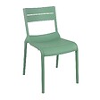 OVIALA - Chaise verte sauge de terrasse en plastique - Paname - vignette