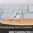 JOCCA - Ventilateur de Table 20W Compact Inclinable - Ventilateur portable 2 Vitesses - Débit d'Air Puissant & Faible Consommation Jocca - vignette