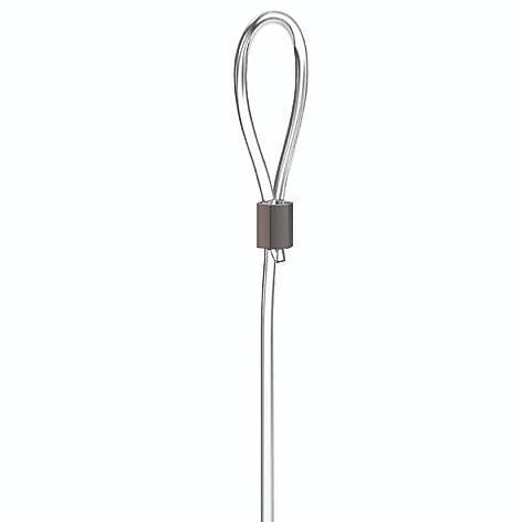 ARTITEQ - Pack de 5 kit d'accrochages tableaux Artiteq - suspension sur grilles, panneaux, cloisons - Max 4kg - large