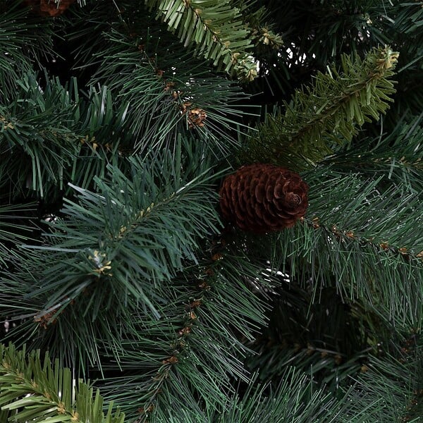 FEERIC LIGHTS & CHRISTMAS - Sapin de Noël artificiel Vert avec Pommes de Pin H 240 cm - large