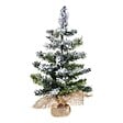 FEERIC LIGHTS & CHRISTMAS - Sapin de Noël artificiel Vert floqué Blanc H 50 cm - vignette