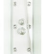 ONDEE - Cabine de douche hydromassante AMELIA - Porte Coulissante - Blanc - 1/4 C - 90cm - vignette