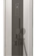 ONDEE - Cabine de douche hydromassante NOGEA SLIM - Sans silicone - Noir mat - 120x70cm - vignette
