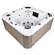 BELIANI - Spa d'extérieur avec LED VILLARRICA Blanc - vignette