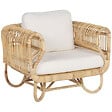 BELIANI - Fauteuil de jardin DOLCEDO Rotin Naturel - vignette