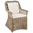 BELIANI - Chaise de jardin en rotin naturel MAROS II - vignette