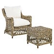 BELIANI - Fauteuil de jardin RIBOLLA Rotin Naturel - vignette