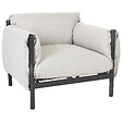 BELIANI - Fauteuil de jardin ESPERIA Métal Gris - vignette