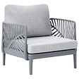 BELIANI - Fauteuil de jardin SATURNIA Gris - vignette
