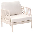 BELIANI - Fauteuil de jardin SATURNIA Beige clair - vignette