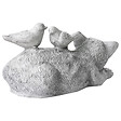 BELIANI - Statue de jardin KALELA Chat Gris - vignette