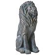 BELIANI - Statue de jardin DAKAR Lion Marron - vignette