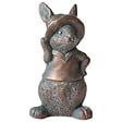 BELIANI - Statue de jardin KONAKRY Lapin Marron - vignette