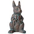 BELIANI - Statue de jardin TONDON Lapin Marron - vignette