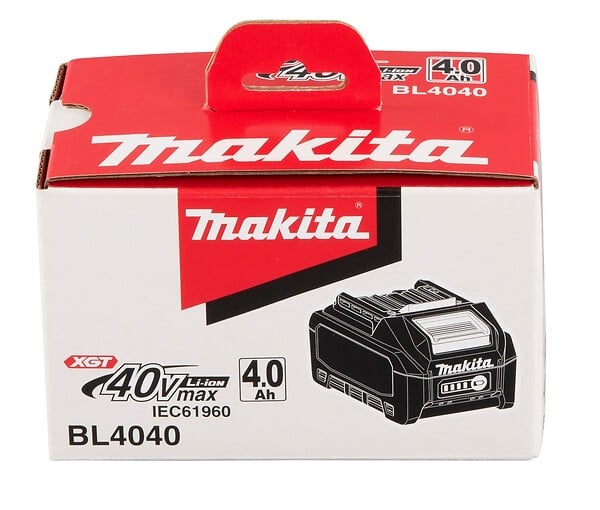 MAKITA - Pack de composé de 2 batteries XGT BL4040 40Vmax 4Ah et 1 chargeur rapide DC40RA -  - 191L77-9 - large