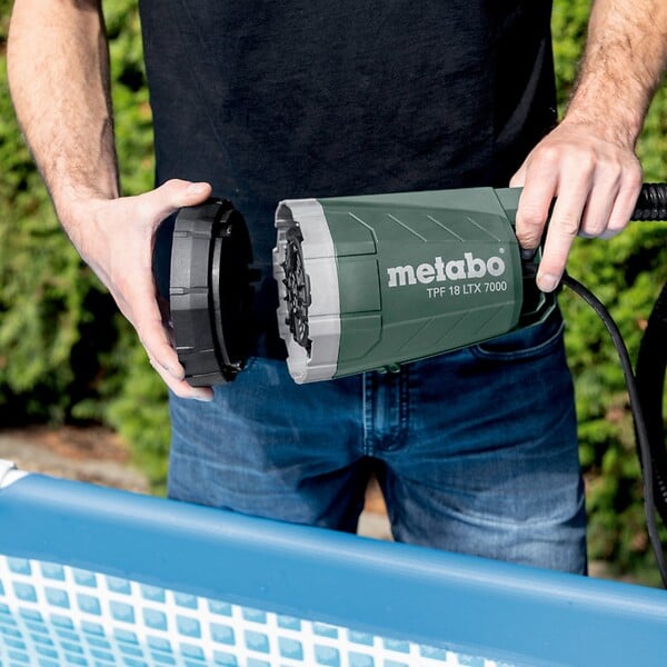 METABO - Metabo TPF 18 LTX 7000 Pompe immergée sans fil 18 V 7000 l/h 0,9 bar (601748850) + accessoires - sans batterie, sans chargeur - large