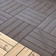 ONEK - Dalle de terrasse WPC Smartdeck 60x60 - Marron - vignette
