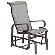 BELIANI - Chaise de jardin BORGIO Métal Marron/gris - vignette