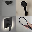 HANSGROHE - Colonne de douche encastrée mécanique Vernis Shape Douche de tête Vernis Shape Flexible Designflex Douchette Pulsify noir - vignette