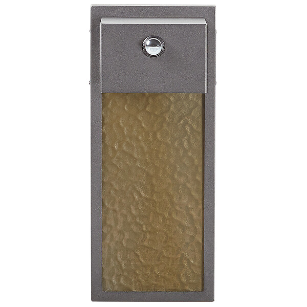 BELIANI - Lampe murale LED pour l'extérieur CARRON Avec détecteur de mouvement Gris - large