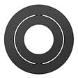 SOLUM - Collerette magnétique SOLUM TB102MB ronde noir mat pour Spot COMA - vignette