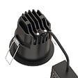 SOLUM - Spot LED SOLUM HYDRA RT2012 RE2020 encastrable dimmable à basse luminace CCT 10W Noir - vignette