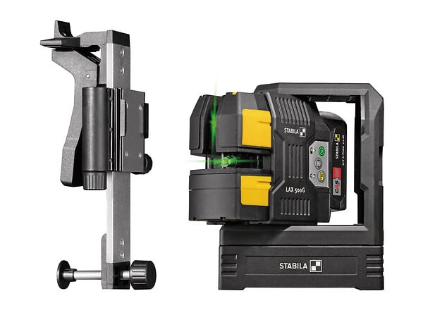 STABILA - Laser lignes croisées et aplomb LAX 500 G, 12-V-System, 7-pcs (EU) STABILA 19984 - large