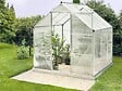 BELIANI - Serre de jardin APULIA Argenté 190 cm - vignette