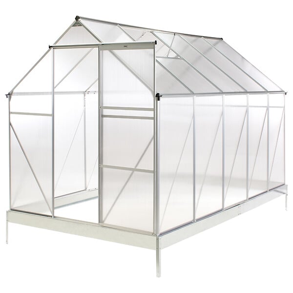 BELIANI - Serre de jardin APULIA Argenté 315 cm - large
