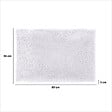 5 FIVE SIMPLY SMART - Tapis de Salle de bain Blanc chenille maxi confort 50 x 80 cm - vignette