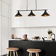 CONCEPT USINE - Suspension industreille noire 3 ampoules ERIKA - vignette