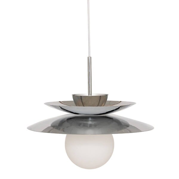 ATMOSPHERA - Suspension Omia argent H125cm - large