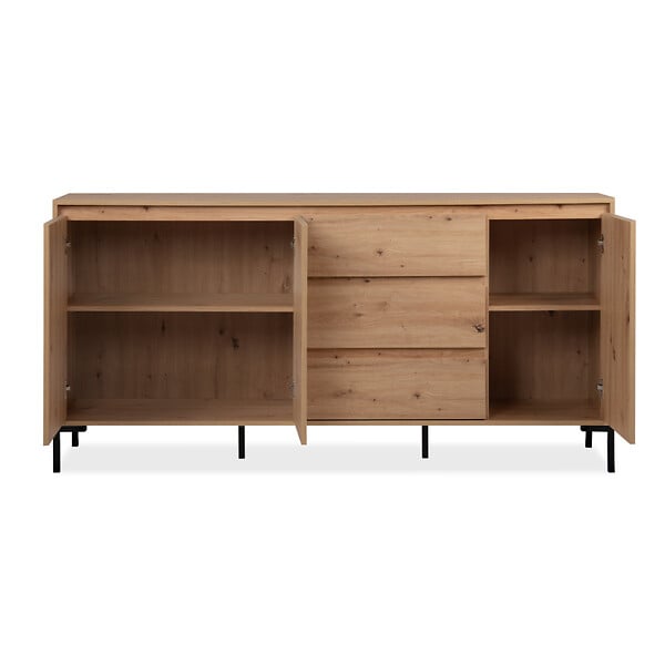 CONCEPT USINE - Buffet en bois avec placards et tiroirs NAVI $ - large