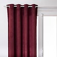 ATMOSPHERA - Rideau Lilou rouge grenat 140x260cm - vignette
