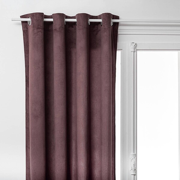 ATMOSPHERA - Rideau Lilou violet clair 140x260cm - large