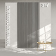 MON MARCHE DECO - Lot de 2 Panneaux Tasseaux Bois - Chêne Gris Feutre Noir - 3 m² - vignette
